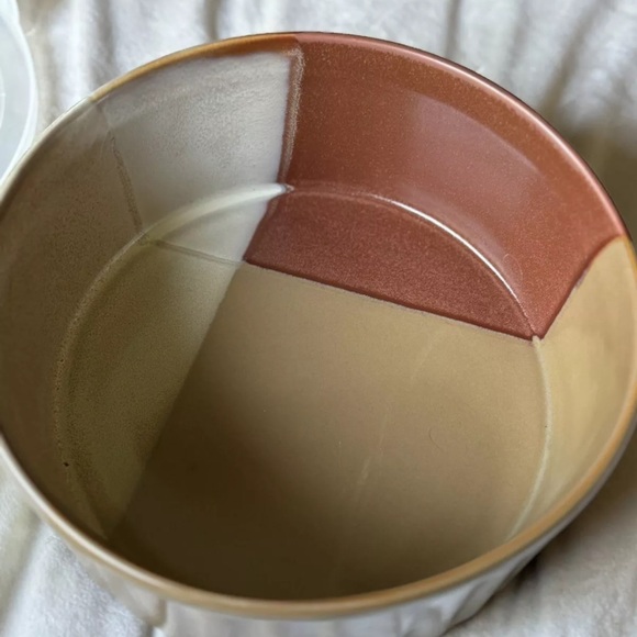 Sango Gold Dust Sienna 8.25 in. Souffle With Lid Rare - Picture 1 of 12